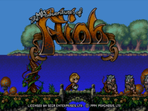 Flink title screen for Sega Mega CD